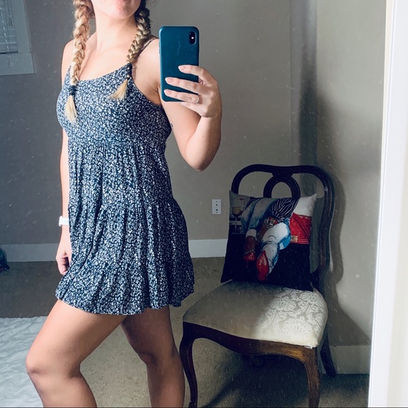 Divided Dresses & Skirts - Divided Blue & White Floral Dress